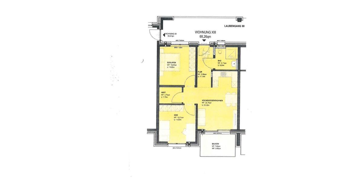 Etagenwohnung Bad Iburg - 3 Zimmer, 68 m&sup2;, 770&euro; | Angebot:26675196