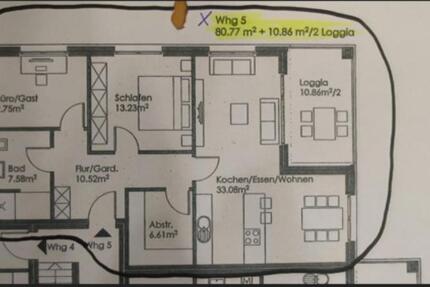 Wohnung Bohmte - 3 Zimmer, 87 m&sup2;, 810&euro; | Angebot:24840218