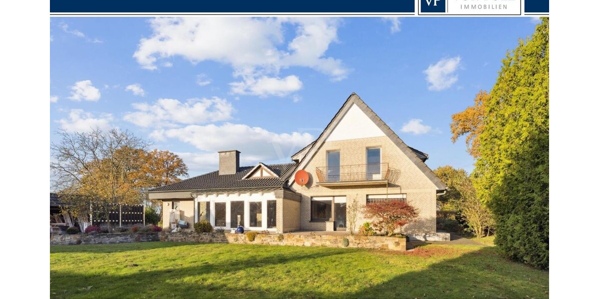 Gestaltungsmöglichkeiten ausschöpfen! ZFH mit fünf Garagen in Mettingen - Zweifamilienhaus Mettingen Mettingen | Angebot:23740596