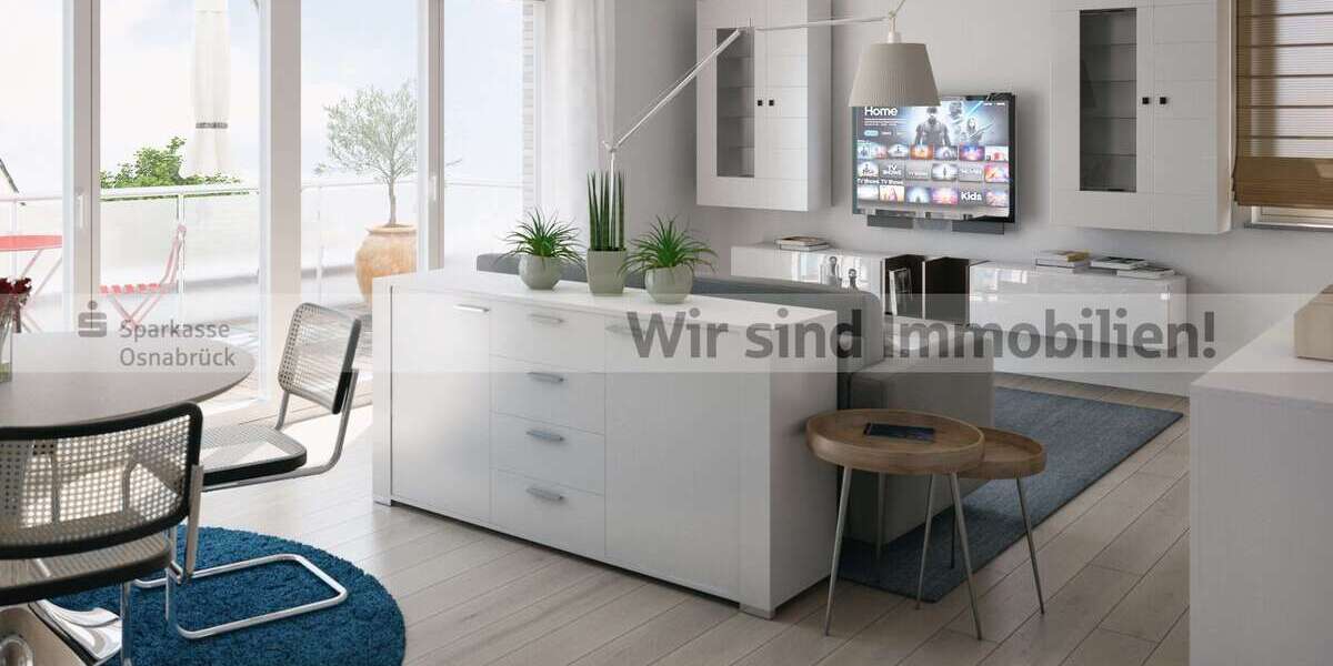 Etagenwohnung Osnabrück Gretesch - 2 Zimmer, 62 m&sup2;, 260.500&euro; | Angebot:22839262