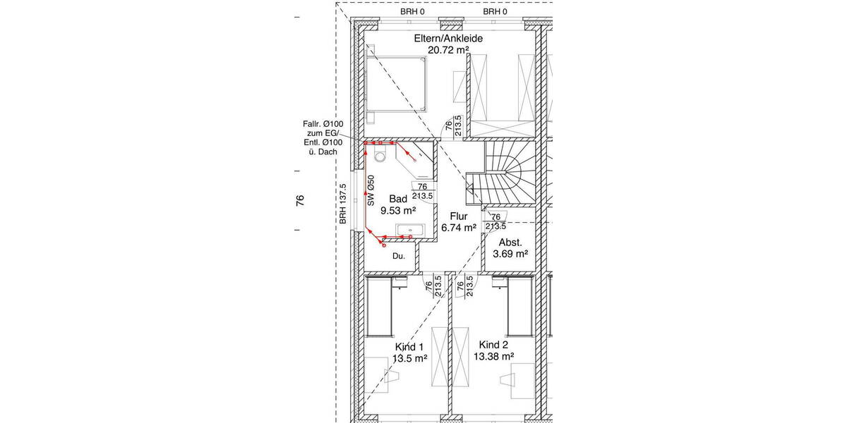 Doppelhaushälfte Bissendorf - 4 Zimmer, 140 m&sup2;, 479.000&euro; | Angebot:25722749