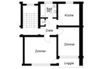 Etagenwohnung Osnabrück Eversburg - 2 Zimmer, 59 m&sup2;, 611&euro; | Angebot:26344718
