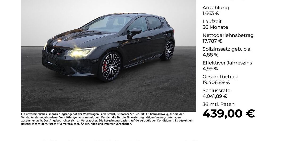 Seat Leon 95.250 km 19.250 &euro; Lengerich 49525